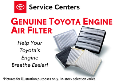 Genuine Toyota Engine Air Filter